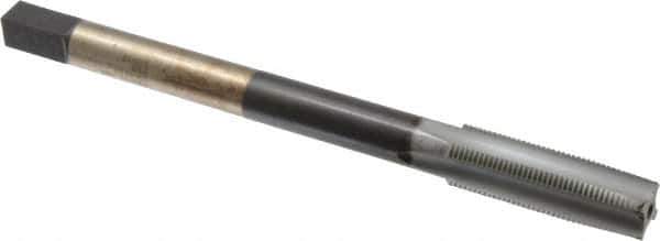 Hertel - 7/8-14 UNF, 4 Flutes, Chrome Finish, High Speed Steel, Nut Tap - 10" Overall Length, 2-3/4" Thread Length - USA Tool & Supply