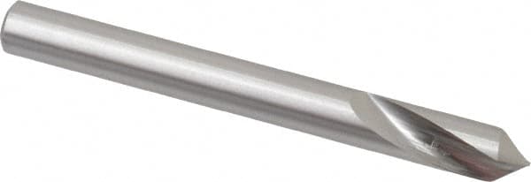 Hertel - 8mm Body Diam, 90°, 79mm OAL, Cobalt Spotting Drill - USA Tool & Supply