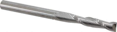 Hertel - 5/32", 3/4" LOC, 3/16" Shank Diam, 2" OAL, 2 Flute, Solid Carbide Square End Mill - Single End, Uncoated, 30° Helix, Centercutting, Right Hand Cut - USA Tool & Supply