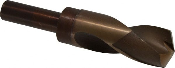 Hertel - 1-11/32" Drill, 135° Point, Cobalt Silver Deming & Reduced Shank Drill Bit - USA Tool & Supply