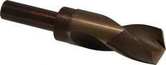 Hertel - 1-11/32" Drill, 135° Point, Cobalt Silver Deming & Reduced Shank Drill Bit - USA Tool & Supply