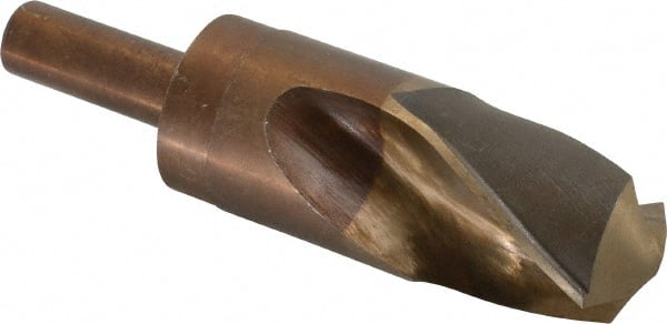 Hertel - 1-3/4" Drill, 135° Point, Cobalt Silver Deming & Reduced Shank Drill Bit - USA Tool & Supply