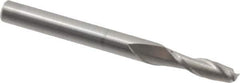 Hertel - 5/32", 9/16" LOC, 3/16" Shank Diam, 2" OAL, 2 Flute, Solid Carbide Square End Mill - Single End, Uncoated, 30° Helix, Centercutting, Right Hand Cut - USA Tool & Supply
