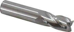 Hertel - 3/4", 1-1/2" LOC, 3/4" Shank Diam, 4" OAL, 4 Flute, Solid Carbide Square End Mill - Single End, Uncoated, 30° Helix, Centercutting, Right Hand Cut - USA Tool & Supply