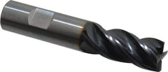 OSG - 3/4", 4 Flute, Single End, Solid Carbide, 0.03" Corner Radius End Mill - 4" OAL, Right Hand Flute, 1-1/2" LOC, Right Hand Cut - USA Tool & Supply