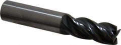 OSG - 5/8", 1-1/4" LOC, 5/8" Shank Diam, 3-1/2" OAL, 4 Flute, Solid Carbide Square End Mill - Single End, TiAlN Finish, Spiral Flute, Variable° Helix, Right Hand Cut, Right Hand Flute, Series VG441 - USA Tool & Supply