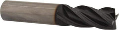 OSG - 3/4", 1-1/2" LOC, 3/4" Shank Diam, 4" OAL, 4 Flute, Solid Carbide Square End Mill - Single End, TiAlN Finish, Spiral Flute, Variable° Helix, Right Hand Cut, Right Hand Flute, Series VG441 - USA Tool & Supply