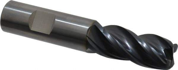OSG - 3/4", 4 Flute, Single End, Solid Carbide, 1/8" Corner Radius End Mill - 4" OAL, Right Hand Flute, 1-1/2" LOC, Right Hand Cut - USA Tool & Supply