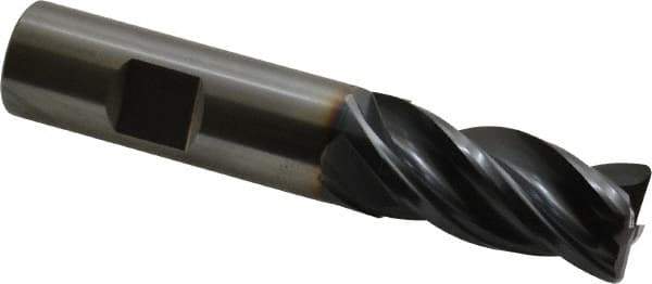 OSG - 3/4", 4 Flute, Single End, Solid Carbide, 0.06" Corner Radius End Mill - 4" OAL, Right Hand Flute, 1-1/2" LOC, Right Hand Cut - USA Tool & Supply