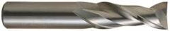 OSG - 5/8", 2 Flute, Single End, Solid Carbide, 0.06" Corner Radius End Mill - 3-1/2" OAL, 30° Helix, Right Hand Flute, 1-5/8" LOC, Right Hand Cut - USA Tool & Supply