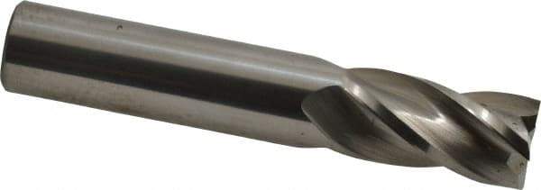 Hertel - 18mm, 38mm LOC, 18mm Shank Diam, 100mm OAL, 4 Flute, Solid Carbide Square End Mill - Single End, Uncoated, 30° Helix, Centercutting, Right Hand Cut - USA Tool & Supply