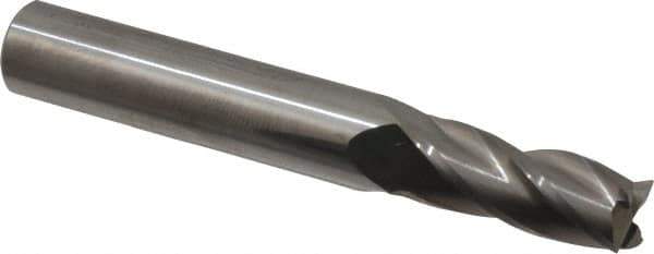 Hertel - 9mm, 22mm LOC, 10mm Shank Diam, 70mm OAL, 4 Flute, Solid Carbide Square End Mill - Single End, Uncoated, 30° Helix, Centercutting, Right Hand Cut - USA Tool & Supply
