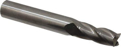 Hertel - 9mm, 22mm LOC, 10mm Shank Diam, 70mm OAL, 4 Flute, Solid Carbide Square End Mill - Single End, Uncoated, 30° Helix, Centercutting, Right Hand Cut - USA Tool & Supply