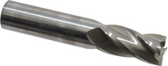 Hertel - 16mm, 32mm LOC, 16mm Shank Diam, 89mm OAL, 4 Flute, Solid Carbide Square End Mill - Single End, Uncoated, 30° Helix, Centercutting, Right Hand Cut - USA Tool & Supply