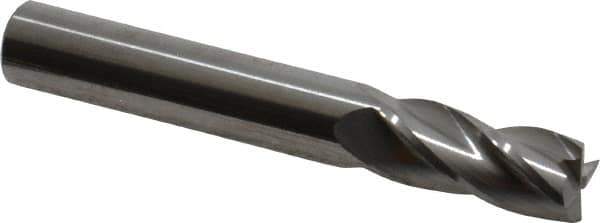 Hertel - 10mm, 25mm LOC, 10mm Shank Diam, 70mm OAL, 4 Flute, Solid Carbide Square End Mill - Single End, Uncoated, 30° Helix, Centercutting, Right Hand Cut - USA Tool & Supply