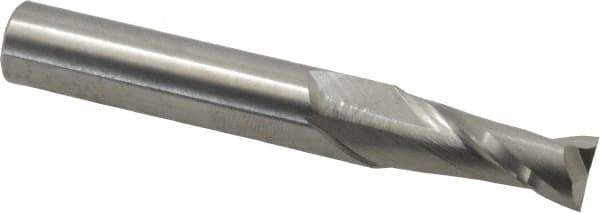 Hertel - 9mm, 22mm LOC, 10mm Shank Diam, 70mm OAL, 2 Flute, Solid Carbide Square End Mill - Single End, Uncoated, 30° Helix, Centercutting, Right Hand Cut - USA Tool & Supply