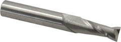 Hertel - 9mm, 22mm LOC, 10mm Shank Diam, 70mm OAL, 2 Flute, Solid Carbide Square End Mill - Single End, Uncoated, 30° Helix, Centercutting, Right Hand Cut - USA Tool & Supply