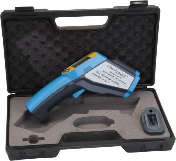 Value Collection - -60 to 871°C (-76 to 1600°F) Infrared Thermometer - 30:1 Distance to Spot Ratio - USA Tool & Supply