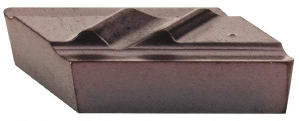 Kennametal - NPL51, KCU25 Grade Carbide Profiling Insert - AlTiN Finish, 55° Incl Angle, Parallelogram, 0.4566" Side Length, 1/8" Thick, 1/64" Corner Radius - USA Tool & Supply