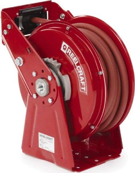 Reelcraft - 35' Spring Retractable Hose Reel - 300 psi, Hose Included - USA Tool & Supply