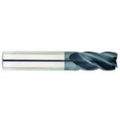 1/4" Dia. - 5/8" LOC - 2-1/2" OAL - 4 FL Carbide S/E HP End Mill-AlTiN - USA Tool & Supply
