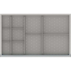 LISTA - 10-Compartment Drawer Divider Layout for 3.15" High Drawers - USA Tool & Supply