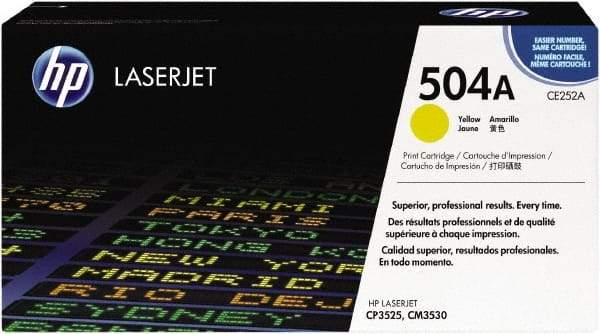 Hewlett-Packard - Yellow Toner Cartridge - Use with HP Color LaserJet CM3530 MFP, CP3525 - USA Tool & Supply