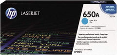 Hewlett-Packard - Cyan Toner Cartridge - Use with HP Color LaserJet Enterprise CP5525, M750 - USA Tool & Supply