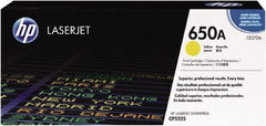 Hewlett-Packard - Yellow Toner Cartridge - Use with HP Color LaserJet Enterprise CP5525, M750 - USA Tool & Supply