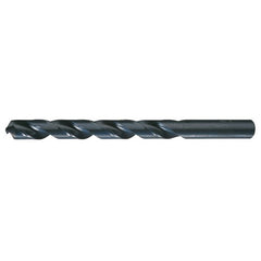 9.50mm RHS / RHC HSS 135 Degree Split Point Heavy Duty Jobber Drill - Steam Oxide - Exact Industrial Supply