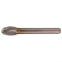 SE-5 Standard Cut Solid Carbide Bur-Egg Shape - USA Tool & Supply