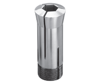 1/4"  5C Hex Collet with Internal & External Threads - Part # 5C-HI16-BV - USA Tool & Supply