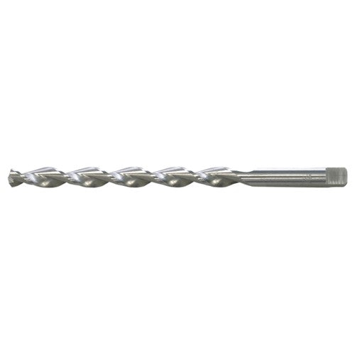 #36 RHS / RHC HSS 135 Degree Notched Point Deep Hole Parabolic Taper Length Drill - Bright - Exact Industrial Supply