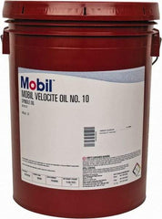 Mobil - 5 Gal Pail Mineral Spindle Oil - ISO 22, 22 cSt at 40°C & 4 cSt at 100°C - USA Tool & Supply