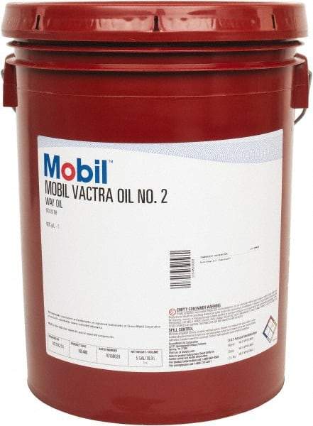 Mobil - 5 Gal Pail, Mineral Way Oil - ISO Grade 68, SAE Grade 9 - USA Tool & Supply