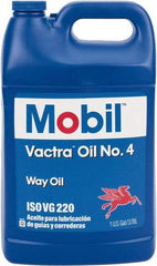 Mobil - 1 Gal Container, Mineral Way Oil - ISO Grade 220, SAE Grade 18 - USA Tool & Supply