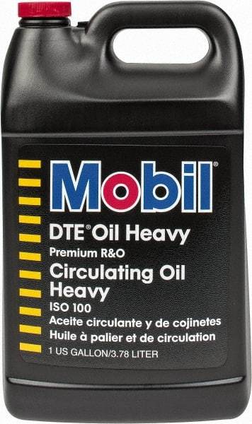 Mobil - 1 Gal Container Mineral Circulating Oil - SAE 30, ISO 100, 95.1 cSt at 40°C & 10.9 cSt at 100°F - USA Tool & Supply