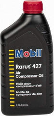 Mobil - Bottle, ISO 100, SAE 30, Air Compressor Oil - 300°, 104.6 Viscosity (cSt) at 40°C, 11.6 Viscosity (cSt) at 100°C - USA Tool & Supply