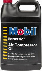 Mobil - 1 Gal Bottle, ISO 100, SAE 30, Air Compressor Oil - 300°, 104.6 Viscosity (cSt) at 40°C, 11.6 Viscosity (cSt) at 100°C - USA Tool & Supply