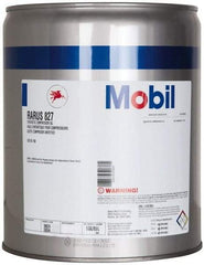 Mobil - 5 Gal Pail, ISO 100, SAE 30, Air Compressor Oil - -20°F to 400°, 10.12 Viscosity (cSt) at 100°C, 107.5 Viscosity (cSt) at 40°C - USA Tool & Supply