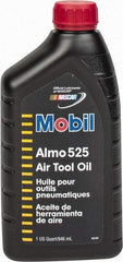 Mobil - Bottle, ISO 46, Air Tool Oil - 46 Viscosity (cSt) at 40°C, 7.3 Viscosity (cSt) at 100°C, Series Almo 525 - USA Tool & Supply