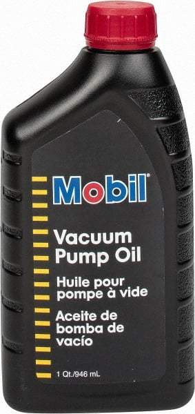 Mobil - 1 Qt Bottle Mineral Vacuum Pump Oil - SAE 20, ISO 68, 100 cSt at 40°C - USA Tool & Supply