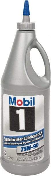 Mobil - 0.25 Gal Bottle, Synthetic Gear Oil - 120 St Viscosity at 40°C, 15.9 St Viscosity at 100°C - USA Tool & Supply