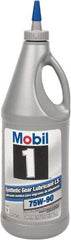 Mobil - 0.25 Gal Bottle, Synthetic Gear Oil - 120 St Viscosity at 40°C, 15.9 St Viscosity at 100°C - USA Tool & Supply