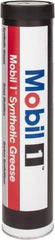 Mobil - 13.4 oz Cartridge Synthetic General Purpose Grease - Red, 302°F Max Temp, NLGIG 2, - USA Tool & Supply