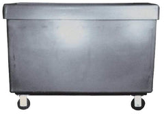 Bayhead Products - 800 Lb Load Capacity, Polyethylene Rolling Covered Container - 21" Wide x 41" Long x 21-1/2" High - USA Tool & Supply
