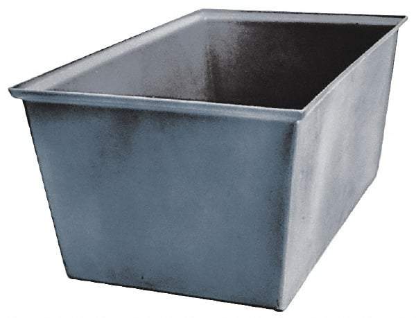 Bayhead Products - Gray Polyethylene Tote Container - Nesting, 23" Long x 15" Wide x 12" High - USA Tool & Supply