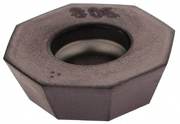 Iscar - OEMW060405 Grade IC908 Carbide Milling Insert - TiAlN Finish, 0.1866" Thick, 0.5618" Inscribed Circle, 0.5mm Corner Radius - USA Tool & Supply