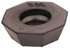 Iscar - OEMW060405 Grade IC908 Carbide Milling Insert - TiAlN Finish, 0.1866" Thick, 0.5618" Inscribed Circle, 0.5mm Corner Radius - USA Tool & Supply