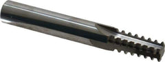 Scientific Cutting Tools - 1/2-14, 3/4-14 Thread, 1/2" Shank Diam, Bright Coating, Solid Carbide Straight Flute Thread Mill - 4 Flutes, 3-1/2" OAL, 1/2" Min Noml Diameter - USA Tool & Supply